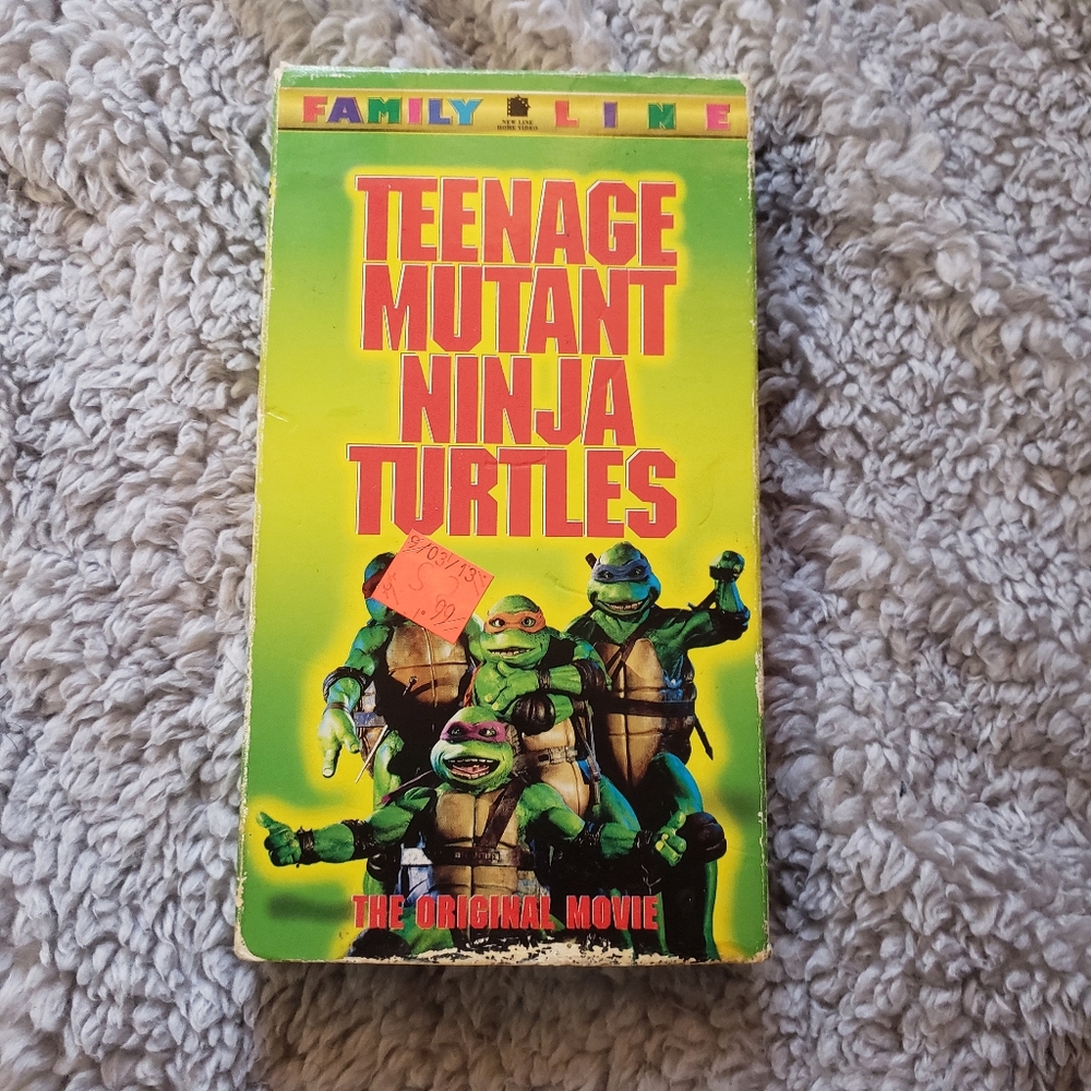 Teenage Mutant Ninja Turtles The Original Movie VHS Family Line VTG 1997 TMNT
